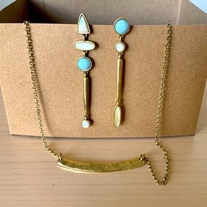 Lucky Brand Necklace and Earring set